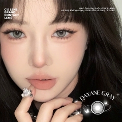 Kính áp tròng 6 tháng DAYANE GRAY màu xám sáng tây giãn tròng nhỏ GTRENDY - MC38