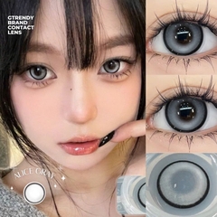 Kính áp tròng 6 tháng ALICE GRAY màu xám sáng tây giãn tròng vừa GTRENDY - MC38