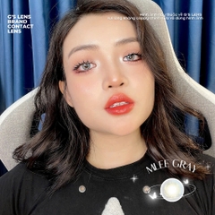 Kính áp tròng 6 tháng MLEE GRAY màu xám sáng tây giãn tròng nhỏ GTRENDY - MC38