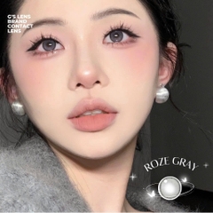 Kính áp tròng 6 tháng ROZE GRAY màu xám tự nhiên giãn tròng nhỏ GTRENDY - MC38
