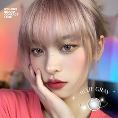 Kính áp tròng 6 tháng ROZE GRAY màu xám tự nhiên giãn tròng nhỏ GTRENDY - MC38