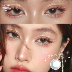 Kính áp tròng 6 tháng MOON BLUE màu xanh dương sáng tây không giãn tròng GTRENDY - MC38