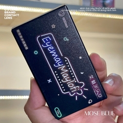 Kính áp tròng 6 tháng MAYLOFI BLUE màu xanh dương sáng tây giãn tròng vừa GTRENDY - MC38
