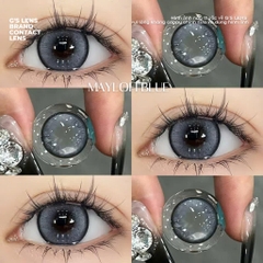 Kính áp tròng 6 tháng MAYLOFI BLUE màu xanh dương sáng tây giãn tròng vừa GTRENDY - MC38
