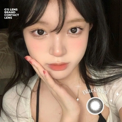 Kính áp tròng 6 tháng BLACK MINI màu đen tự nhiên giãn tròng nhỏ GTRENDY - MC38