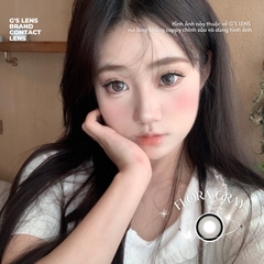 Kính áp tròng 6 tháng FLORA GRAY màu xám sáng tây giãn tròng vừa GTRENDY - MC38