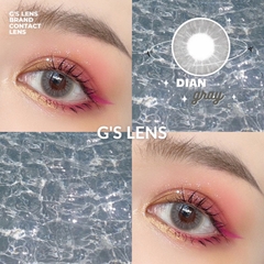 Kính áp tròng 6 tháng DIAN GRAY màu xám sáng tây giãn tròng nhỏ GTRENDY - MC38