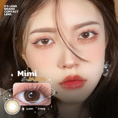 Kính áp tròng 6 tháng MIMI BROWN màu nâu tự nhiên không giãn tròng GTRENDY - AL Color 38