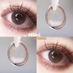 Kính áp tròng 6 tháng MIMI BROWN màu nâu tự nhiên không giãn tròng GTRENDY - AL Color 38