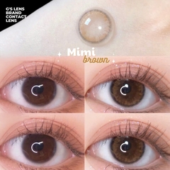 Kính áp tròng 6 tháng MIMI BROWN màu nâu tự nhiên không giãn tròng GTRENDY - AL Color 38