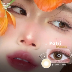Kính áp tròng 6 tháng PATRI BROWN màu nâu tự nhiên không giãn tròng GTRENDY - MC38