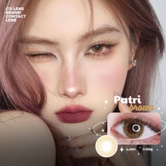 Kính áp tròng 6 tháng PATRI BROWN màu nâu tự nhiên không giãn tròng GTRENDY - MC38