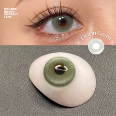 Kính áp tròng 6 tháng OCEAN GREEN màu xanh lá sáng tây giãn tròng nhỏ GTRENDY - MCK1