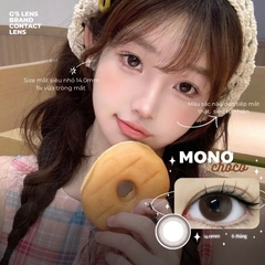 Kính áp tròng 6 tháng MONO CHOCO màu choco tự nhiên giãn tròng nhỏ GTRENDY - MC38
