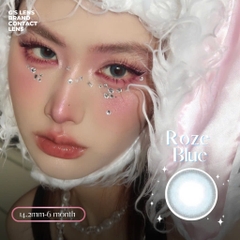Kính áp tròng 6 tháng ROZE BLUE màu xanh dương tự nhiên giãn tròng nhỏ GTRENDY - MC38