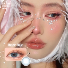 Kính áp tròng 6 tháng ROZE BLUE màu xanh dương tự nhiên giãn tròng nhỏ GTRENDY - MC38