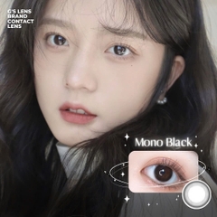 Kính áp tròng 6 tháng MONO BLACK màu đen tự nhiên giãn tròng nhẹ GTRENDY - MC38