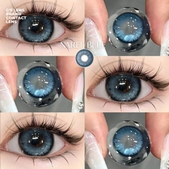 Kính áp tròng 6 tháng NAREE BLUE màu xanh dương sáng tây giãn tròng vừa GTRENDY - AL Color 38