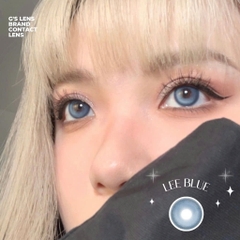 Kính áp tròng 6 tháng LEE BLUE màu xanh dương sáng tây giãn tròng vừa GTRENDY - MCK1