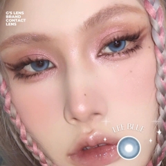 Kính áp tròng 6 tháng LEE BLUE màu xanh dương sáng tây giãn tròng vừa GTRENDY - MCK1