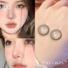 Kính áp tròng 6 tháng BEE GREEN màu xanh lá tây sáng giãn tròng nhỏ GTRENDY - MCK1