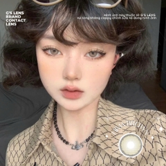 Kính áp tròng 6 tháng HIMA BROWN màu nâu sáng tây giãn tròng vừa GTRENDY - MC38