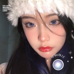 Kính áp tròng 6 tháng SORI BLUE màu xanh tím sáng tây giãn tròng nhỏ GTRENDY - MC38