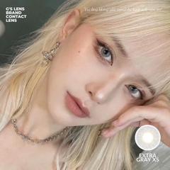 Kính áp tròng 6 tháng EXTRA GRAY màu xám sáng tây không giãn tròng GTRENDY - MC38