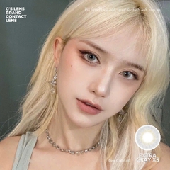 Kính áp tròng 6 tháng EXTRA GRAY màu xám sáng tây không giãn tròng GTRENDY - MC38