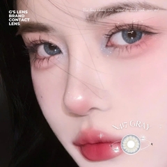 Kính áp tròng 6 tháng X471 GRAY màu xám sáng tây giãn tròng nhỏ GTRENDY - MC38