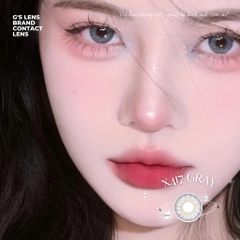 Kính áp tròng 6 tháng X471 GRAY màu xám sáng tây giãn tròng nhỏ GTRENDY - MC38
