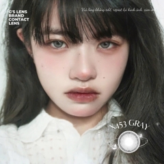 Kính áp tròng 6 tháng X453 GRAY màu xám sáng tây giãn tròng nhỏ GTRENDY - MC38