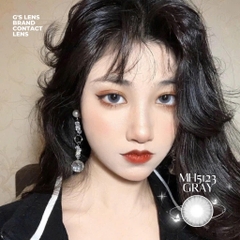 Kính áp tròng 6 tháng MH5123 GRAY màu xám sáng tây giãn tròng vừa GTRENDY - MC38