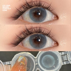 Kính áp tròng 6 tháng SOFT BLUE màu xanh sáng tây giãn tròng nhỏ GTRENDY - MCK1
