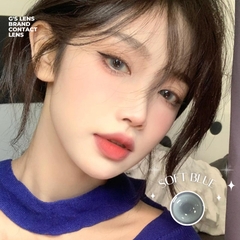 Kính áp tròng 6 tháng SOFT BLUE màu xanh sáng tây giãn tròng nhỏ GTRENDY - MCK1
