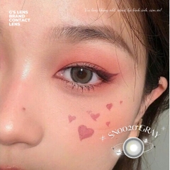 Kính áp tròng 6 tháng SN0020 GRAY màu xám sáng tây giãn tròng nhỏ GTRENDY - MC38
