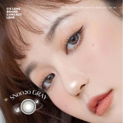 Kính áp tròng 6 tháng SN0020 GRAY màu xám sáng tây giãn tròng nhỏ GTRENDY - MC38