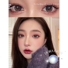 Kính áp tròng 6 tháng DORA GRAY màu xám sáng tây giãn tròng nhỏ GTRENDY - MC38