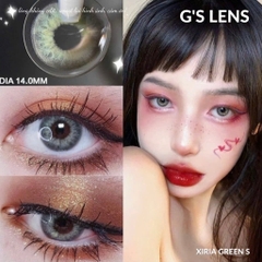 Kính áp tròng 6 tháng XIRIA GREEN màu xanh lá sáng tây giãn tròng nhỏ GTRENDY - MC38