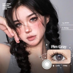 Kính áp tròng 6 tháng PIM GRAY màu xám sáng tây giãn tròng nhỏ GTRENDY - MC38
