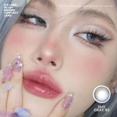 Kính áp tròng 6 tháng SHY GRAY màu xám sáng tây giãn tròng nhỏ