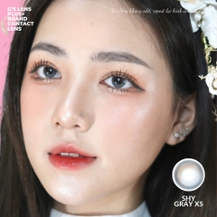 Kính áp tròng 6 tháng SHY GRAY màu xám sáng tây giãn tròng nhỏ