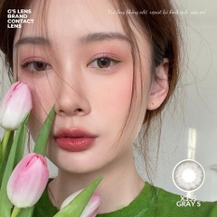 Kính áp tròng 6 tháng X335 GRAY màu xám tự nhiên không giãn tròng GTRENDY - MC38