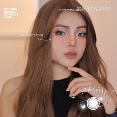 Kính áp tròng 6 tháng JANE GRAY màu xám sáng tây giãn tròng nhỏ GTRENDY - MC38