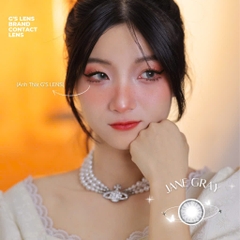 Kính áp tròng 6 tháng JANE GRAY màu xám sáng tây giãn tròng nhỏ GTRENDY - MC38