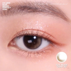 Kính áp tròng 6 tháng SOY NUDE GRAY màu xám tự nhiên không giãn tròng