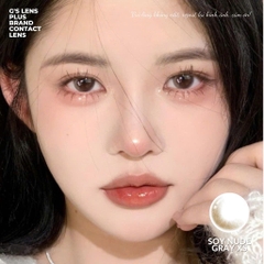 Kính áp tròng 6 tháng SOY NUDE GRAY màu xám tự nhiên không giãn tròng