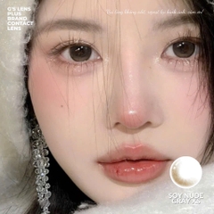 Kính áp tròng 6 tháng SOY NUDE GRAY màu xám tự nhiên không giãn tròng