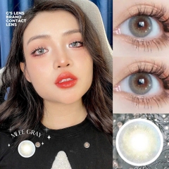 Kính áp tròng 6 tháng MLEE GRAY màu xám sáng tây giãn tròng nhỏ GTRENDY - MC38