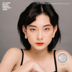 Kính áp tròng 6 tháng COLINE GRAY màu xám tự nhiên giãn tròng nhỏ